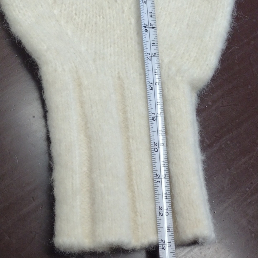 NEWBanana Republic51% Alpaca Cream Turtleneck Bosque Oversized Fair Isle Sweater - Picture 9 of 13